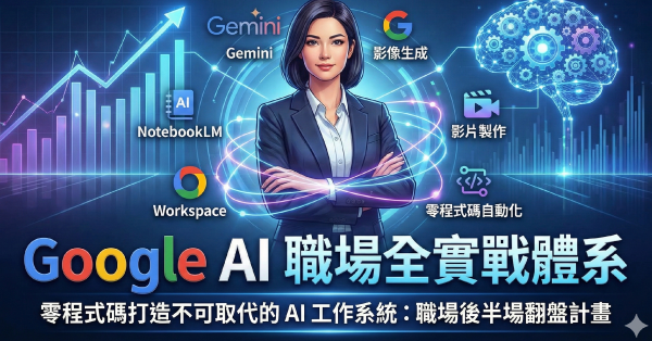 職場後半場的翻盤武器：Google AI 全實戰
