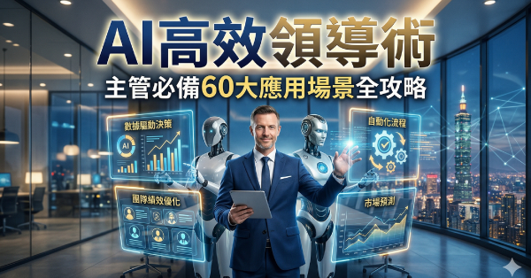 AI高效領導術：主管必備60大應用場景全攻略